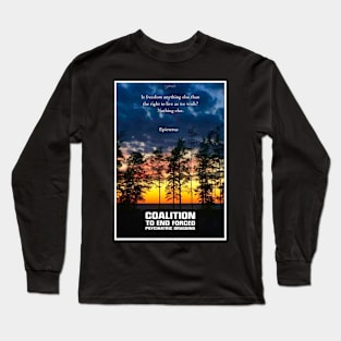 Freedom by Epictetus Long Sleeve T-Shirt